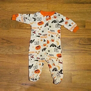 Baby Starters Happy Halloween Footie 0-3M